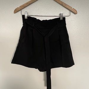 Streetwear society black tie waisted shorts